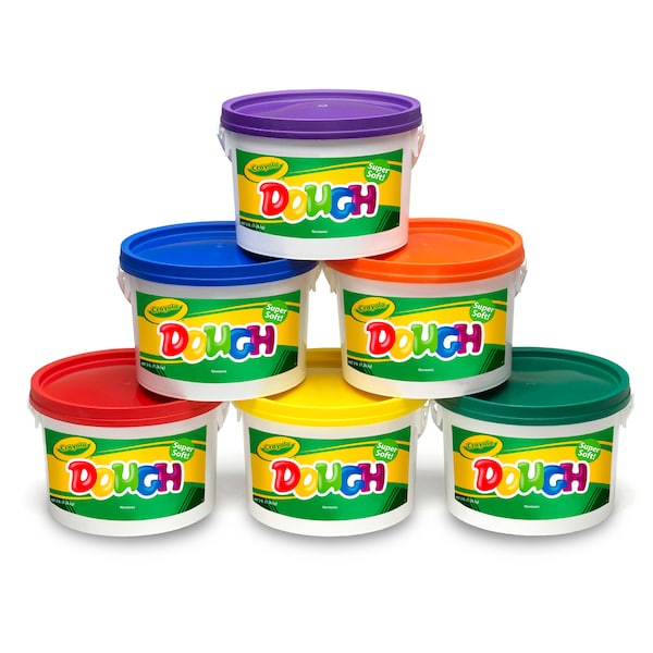 Super Soft Modeling Dough, Assorted Colors, PK6